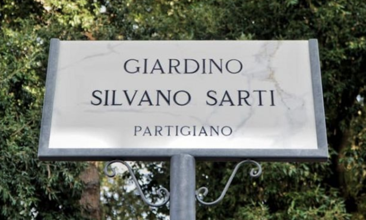 Garden named in honour of Silvano Sarti in Firenze